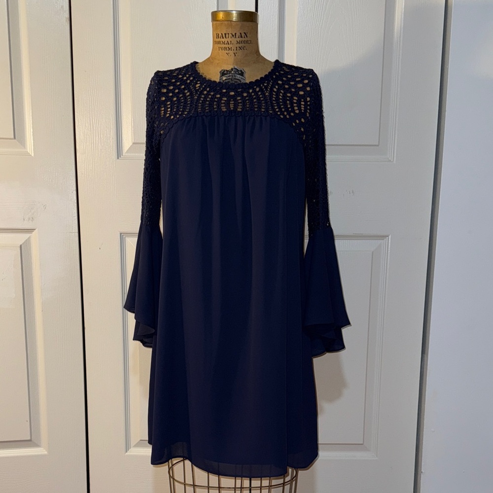 Lilly Pulitzer Navy Long Sleeve Dress